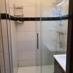 Koupelna v ubytování Horský apartmán Krkonoše