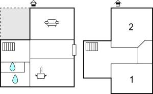 Grunnteikning Ferienwohnung - Weißpriach