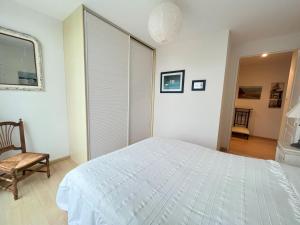 Postel nebo postele na pokoji v ubytování Appartement le Theven