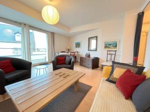 Posezení v ubytování Appartement le Theven