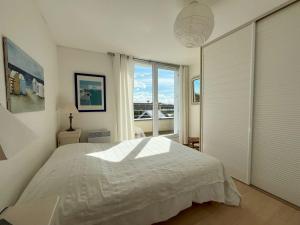 Postel nebo postele na pokoji v ubytování Appartement le Theven