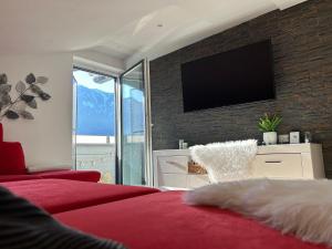 Postel nebo postele na pokoji v ubytování Wohnung in Spittal an der Drau