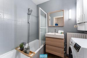 Ένα μπάνιο στο Noordzeecocoon - enjoy side sea view +12 φωτογραφίες