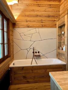 Vannituba majutusasutuses Ski in Duplex Chalet