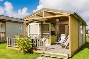 Zahrada ubytování Camping Les Pommiers du Mont Saint Michel