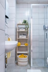 Koupelna v ubytování Apartman Vića