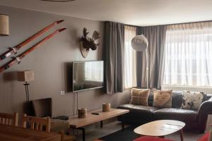 Posezení v ubytování Résidence LA POUDREUSE - Hyper centre - Apt 3 Pièces 75 M2 - by MONTBLANC LODGE