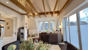 Kuchyň nebo kuchyňský kout v ubytování FeWo Harlebriese - Carolinensiel