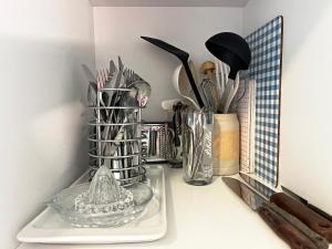 Kuchyň nebo kuchyňský kout v ubytování Apartman Mitterdorf