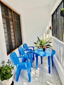 Balkón nebo terasa v ubytování Seriani homes Diani