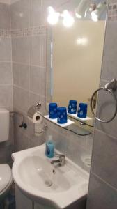Kúpeľňa v ubytovaní Apartment in Privlaka with sea view, terrace, air conditioning, WiFi 3591-2