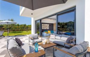 Χώρος καθιστικού στο Villa Ante