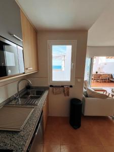 Kuchyň nebo kuchyňský kout v ubytování Appartement de luxe vue mer imprenable Mojacar Playa