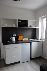 Kuchyň nebo kuchyňský kout v ubytování Apartmán HARMONY - Lipno nad Vltavou