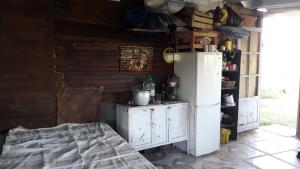 Kuchyň nebo kuchyňský kout v ubytování casa en el campo sin luz