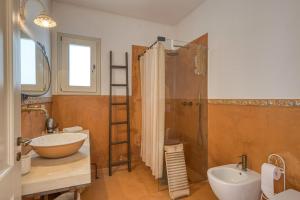 Koupelna v ubytování Tenuta Palmira agriturismo