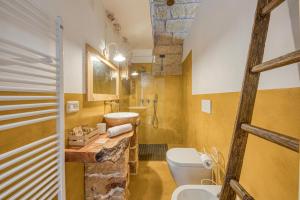 Koupelna v ubytování Tenuta Palmira agriturismo