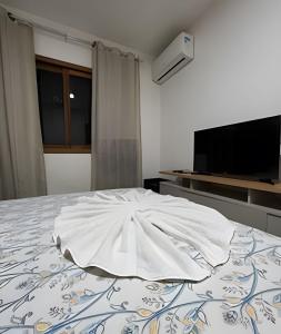 Et tv og/eller underholdning på Apto Sossego - Barbosa acomodações