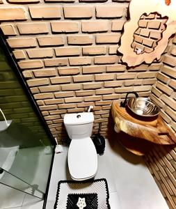 Et badeværelse på Apto Sossego - Barbosa acomodações