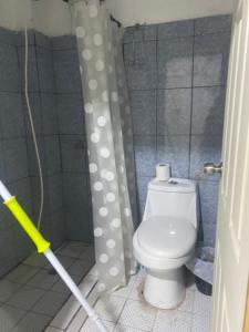 Koupelna v ubytování Hostal Maracay San Salvador