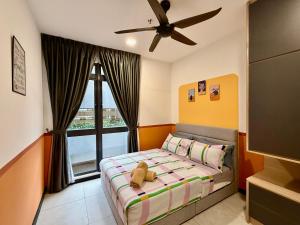 Postel nebo postele na pokoji v ubytování Neu Suites Service Apartment