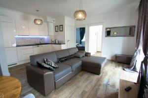 Kuchyň nebo kuchyňský kout v ubytování Apartamenty Izerskie