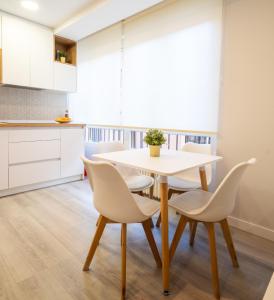 Kuchyňa alebo kuchynka v ubytovaní Apartamentos Aranda - La Cepa I - II