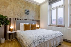 Postel nebo postele na pokoji v ubytování Apartment Ruska