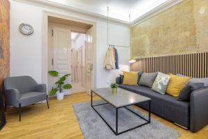 Posezení v ubytování Apartment Ruska