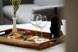 Nápoje v ubytování Samuels Boutique Hotel
