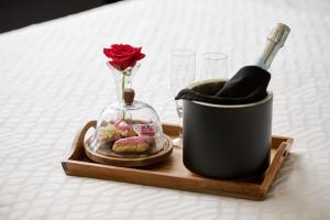 Nápoje v ubytování Samuels Boutique Hotel