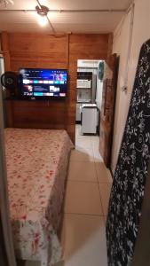 Кухня или мини-кухня в Kitnet container Porto Belo
