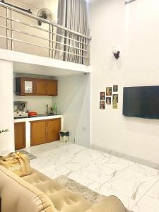 Kuchyň nebo kuchyňský kout v ubytování Luami Homestay