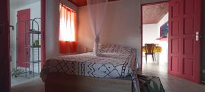 Postel nebo postele na pokoji v ubytování Maison exurville