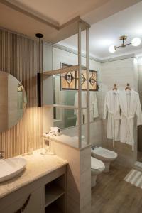 Koupelna v ubytování Casa Corbellani + 37 fotografií