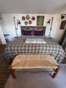 Postel nebo postele na pokoji v ubytování CaBaNa 52 La chambre Proche Lourmarin