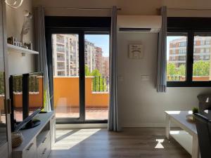 Kuchnia lub aneks kuchenny w obiekcie Apartamentos Aranda