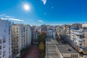 Vista general de Tesalónica o vista desde el departamento