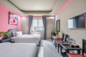 Postel nebo postele na pokoji v ubytování La Casona Hotel