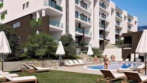 a rendering of a hotel with a swimming pool at BlueSunset Penthouse in Manilva
