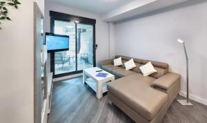 Χώρος καθιστικού στο Fantástico apartamento con todos los servicios