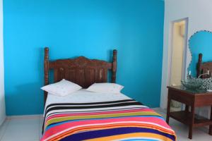 Hostel Vista do Mar客房内的一张或多张床位