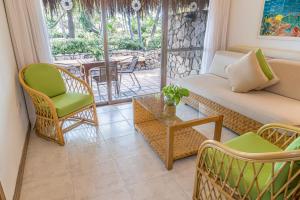 Un lugar para sentarse en Hotel Irotama Bungalows & Bohios