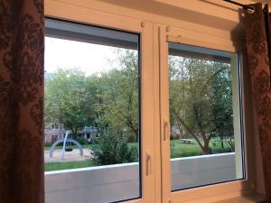 Κήπος έξω από το Ferienwohnung am Fuße des Zittauer Gebirges