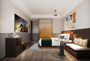 Posezení v ubytování Mcsrh Hotel-Changsha Yuanjialing
