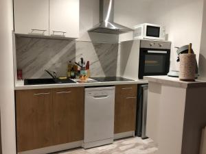 Η κουζίνα ή μικρή κουζίνα στο Apartment Boulogne sur mer
