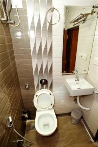 Koupelna v ubytování Hotel Abraj Inn