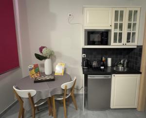Η κουζίνα ή μικρή κουζίνα στο Connect Suites