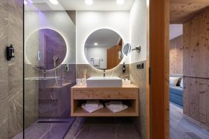 Koupelna v ubytování Hotel Dosses