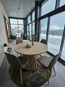 Naturlandskabet i nærheden af lejligheden